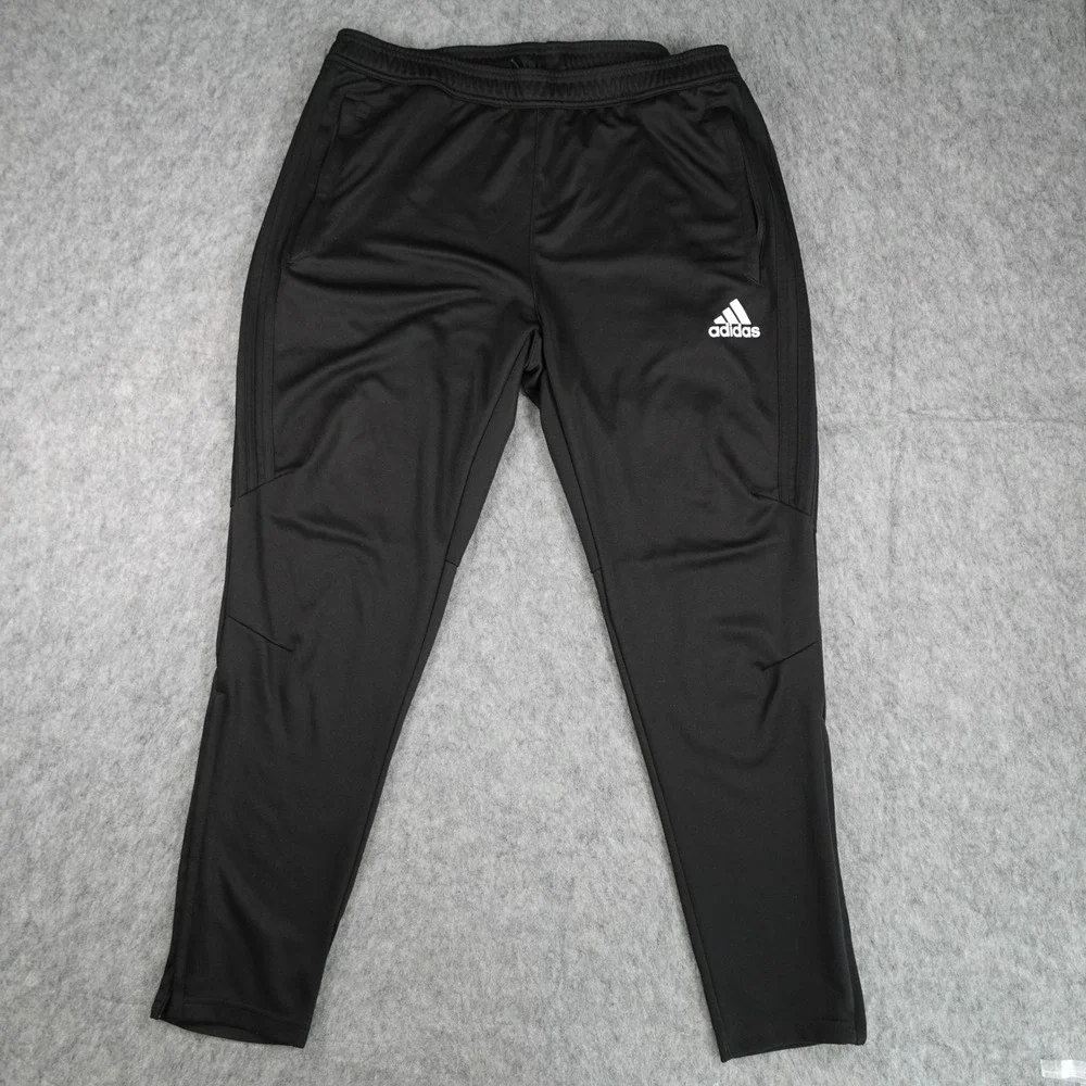 Adidas Pants Mens Extra Large Black Soccer Tiro 17 Climacool BK0348 Ankle Zip